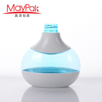 Forme Unique 300ml 400ml 500ml Ovale Vide En Plastique PET Cosmétique Soins De La Peau Corps Gel Douche Shampooing Lotion Bouteille