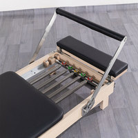 Ochi Hot Sale Reformer de Pilates pliable en bois d'érable pour l'amélioration de la flexibilité et de la force, conçu pour l'entraînement au Pilates