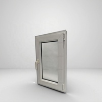 Ventanas de PVC Estilo Europeo, Insonorizadas, Abatibles y Giratorias, Resistentes a Impactos, con Mosquitera