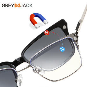 Gafas de Sol para Mujer Grey Jack, Marco de Acero Inoxidable, Lentes TAC, Protección Anti-UV, Polarizadas, Protección Contra Luz Azul, Visión Nocturna, Espejo - Product Image 3