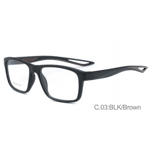 Tr90 Full Rim Rectangle <b>Eyeglasses</b> <b>Frames</b> Anti Blue Light Unisex Lightweight Resin Lens Black - Product Image 3