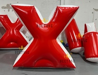 Bunkers gonflables en bâche PVC personnalisés pour paintball, obstacles de jeu en plein air pour terrain de paintball