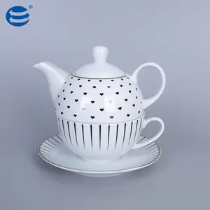 廉价传统定制彩色陶瓷茶壶套装厨房