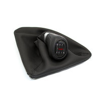 Poignée de levier de vitesse de voiture avec soufflet en cuir pour boîte de vitesses manuelle à 5/6 vitesses pour BMW Série 1 E81 E82 E87 E88 2003-2013 Intérieur