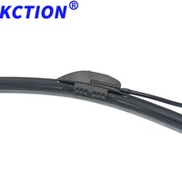 KCTION K-112S Balais d'essuie-glace sans cadre de pulvérisation OEM de haute qualité Crochet en U Pare-brise en caoutchouc souple Adapté au modèle 90%