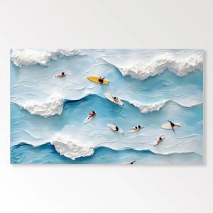 Peinture murale abstraite moderne faite à la main, grand format, style minimaliste, nature morte, décoration intérieure, peinture à l'huile texturée 3D abstraite - Product Image 6