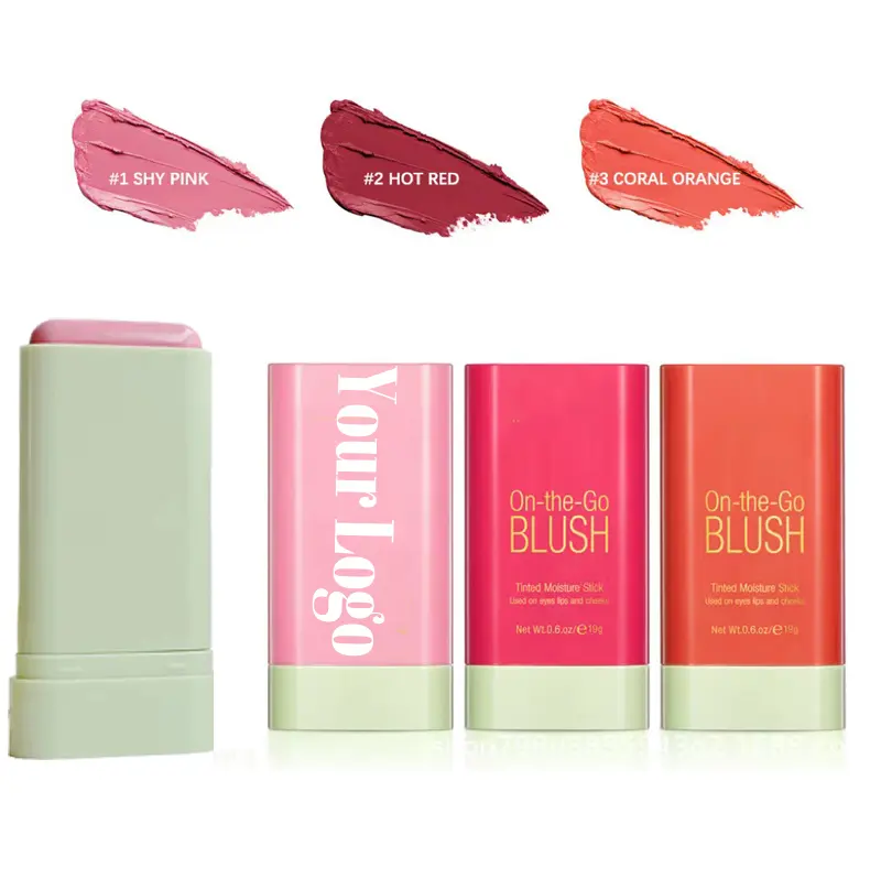 Maatwerk Vrij Flush De Hele Dag Door Roze Wang Hydraterende Natuurlijke En Organische Make-Up Romige Vloeibare Blush Blush Stick