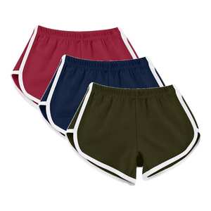 Shorts de Punto Estilo Corduroy para Mujer Tallas Grandes, Tejido Texturizado, Transpirable, de Secado Rápido, para un Look Casual Elegante, Cómodos para el Verano - Product Image 4