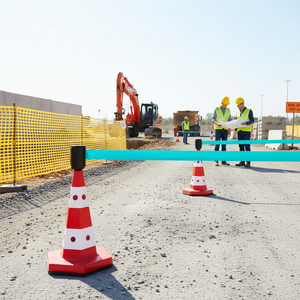 Mecanismo de Tira de Advertencia de Plástico para Conos Delimitadores, Postes, Zonas de Trabajo, Zonas Peatonales, Carreteras, Seguridad Vial, Ingeniería - Product Image 3