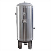 Réservoir de compresseur d'air compact vertical - 60 gallons, gain de place, acier au carbone, certifié ASME, garantie de plus de 5 ans