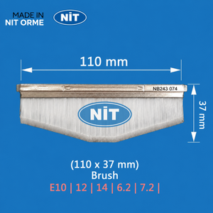Brosse pour machine à tricoter plate 243074 pour pièces détachées Stoll HP E10-14 sans logo - Product Image 4