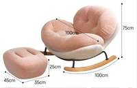Chaise de salon moderne, légère, durable et confortable pour la maison, le bureau et l'appartement