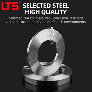 Bridas de Acero Inoxidable Autoblocantes y Tiras Metálicas de 21/23 mm de Ancho y 30 m de <span class=keywords><strong>Largo</strong></span> - Product Image 3