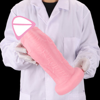 Dildo réaliste extra épais de conception musculaire, sans boule, jouet sexuel pour adultes, plug anal, jouet de masturbation, produit pour adultes en gros