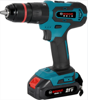 Perceuse électrique sans fil Coofix 21v Power Max pour le bricolage à domicile, travaux du bois