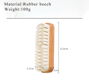 <span class=keywords><strong>Brosse</strong></span> en daim personnalisée avec logo, <span class=keywords><strong>brosse</strong></span> en daim crêpe pour nettoyer le daim, le nubuck sur les bottes, les chaussures, les vestes, Fiamme, soin du cuir de luxe - Product Image 6