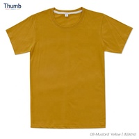 T-shirt blanc 100% coton de haute qualité de thaïlande, maillot blanc intelligent décontracté col rond