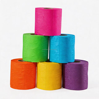 Papier toilette de qualité supérieure, couleur personnalisée, prix de gros