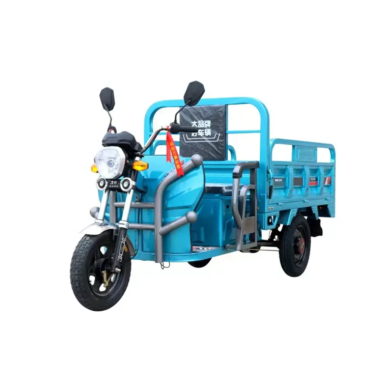YWETW-HY2970 popüler yüksek kalite 60v 1000w 1200w 1500w fırçasız DC motor üç tekerlekli elektrikli kargo üç tekerlekli bisiklet