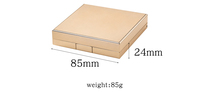 Boîtier vide pour coussin de teint avec miroir, traitement de surface par électrodéposition, pour crème BB et CC