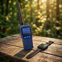 Système de détection d'UAV portable personnalisé 400 MHz-5,8 GHz avec alerte en temps réel via montre connectée pour notification instantanée des menaces