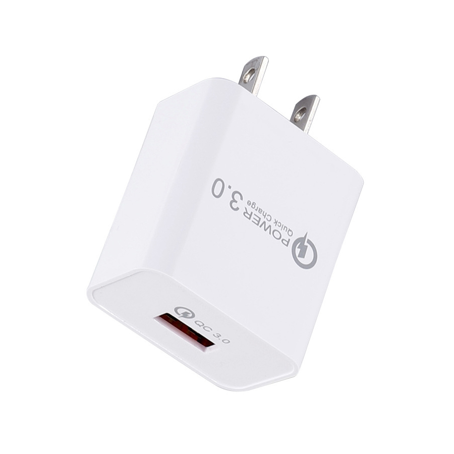 QC3.0 Power Adapter US plug - White