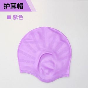 Bonnet de bain en silicone pour femme, bonnet de bain coloré, logo personnalisé, imperméable, écologique, doux, haute élasticité - Product Image 6
