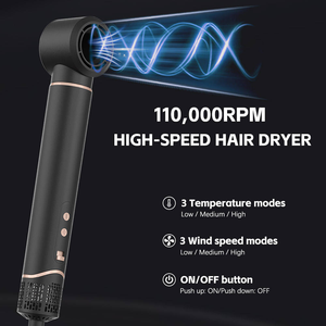 <span class=keywords><strong>Brosse</strong></span> lissante et sèche-<span class=keywords><strong>cheveux</strong></span> <span class=keywords><strong>rotative</strong></span> 6-en-1 personnalisée à moteur haute vitesse 160 000 tr/min pour <span class=keywords><strong>cheveux</strong></span> longs et <span class=keywords><strong>courts</strong></span> - Product Image 2