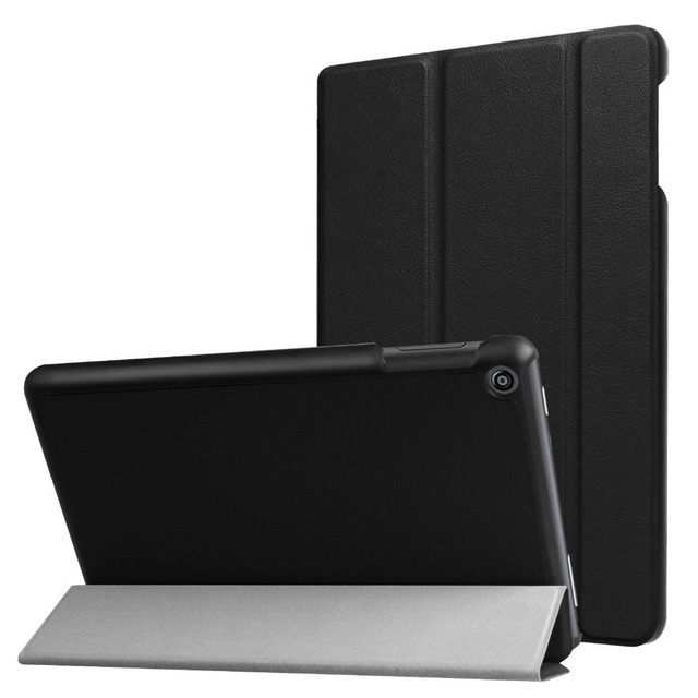 For Kindle Fire HD 8 Case Magnetic Slim Funda for Fire HD8 7th Generation 2017 with Auto Sleep Wake Stand Leather Capa Funda