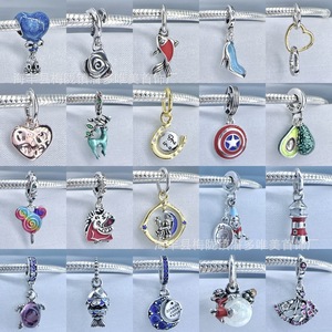 Charm de Plata 925 de Alta Calidad, Estilo Vintage, con Zirconia en Forma de Corazón y <span class=keywords><strong>Letras</strong></span> Grabadas, para el Día de la Madre - Product Image 6