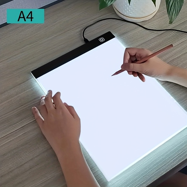 Super Bright Without Dots Portable Three Level Dimming A3/A4/A5 Copying Table DIY Painting Board LED Sketch Board