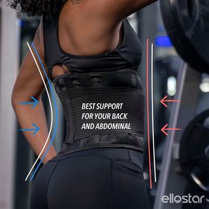 Ellostar Kadın Bel İnceltici Korse Ter Bandı Göbek Kontrolü Sırt Desteği Antrenman Şekillendirici Zayıflama Yardımcısı Tüm Mevsimler İçin - Product Image 2