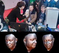 Scanner 3D de portrait corporel complet pour l'impression de figurines et de modèles réduits