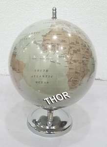 Globo del mundo giratorio Vintage náutico, Base de acero multicolor, escritorio, accesorio decorativo para el hogar y la Oficina con enfoque geográfico - Product Image 4