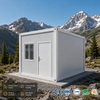Casa Contenedor Modular Prefabricada Desmontable, Diseño de Casa Pequeña Transpirable para Exteriores
