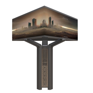 Ba mặt LED cấu trúc tùy chỉnh độ sáng cao P6 LED hiển thị màn hình quảng cáo - Product Image 4