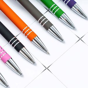Stylo à bille portable personnalisé 2-en-1 avec stylet rétractable, encre noire, en plastique, pour écrans tactiles, pointe de 1,0 mm - Product Image 3