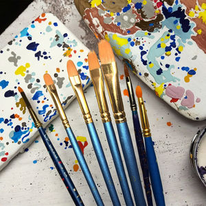 Vente en gros Grande promotion d'<span class=keywords><strong>achat</strong></span> 4 pièces brosse de <span class=keywords><strong>peinture</strong></span> d'artiste à poils sélectionnés de haute qualité personnalisée - Product Image 2