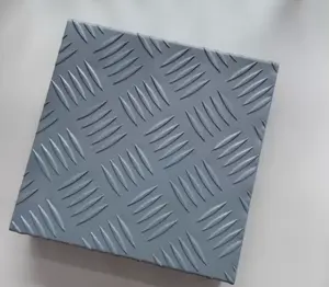 Окрашенный алюминиевый тисненый лист 1000 3000 5000 серии алюминиевая Алмазная клетчатая пластина 5 бар протекторный лист пол