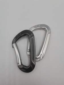 JRSGS özelleştirilmiş küçük anahtarlık karabina 12KN yapış kilit kanca aracı alüminyum D şekil kaya tırmanışı Carabiner klip S7803 - Product Image 2
