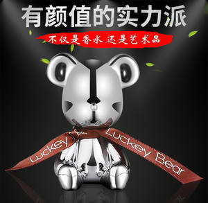 ที่หนีบช่องแอร์รถยนต์รูป<span class=keywords><strong>หมี</strong></span>น่ารัก ดีไซน์หรูหรา ผลิตจากพลาสติก พร้อมเซ็นเซอร์สั่นสะเทือน บรรจุภัณฑ์รักษ์โลก - Product Image 2