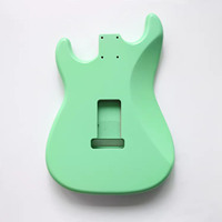 Alder Electric Guitar Body 3-Piece Joint Painted Finish Beginner 6-String SSS Single Coil Pickups Available Colors