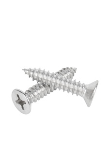Vis autotaraudeuses à tête fraisée cruciforme en laiton plaqué, métriques/pouces, fixations personnalisables de qualité supérieure - Product Image 1