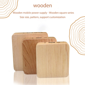Môi trường làm bằng tre và các sản phẩm gỗ không dây sạc gỗ rắn ngân hàng điện điện thoại di động cung cấp điện - Product Image 5
