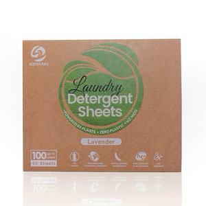 SANYUAN Tamaño de viaje Biodegradable Enzimático Lavanda Aroma Detergente para ropa Tira Hojas Proveedor Fabricante - Product Image 6