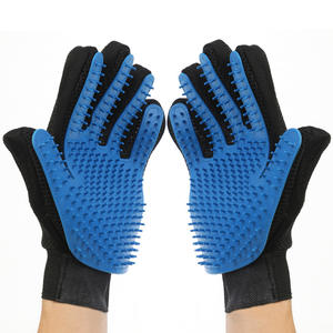 Guantes de Aseo para mascotas para perros y gatos, impermeables, respetuosos con el medio ambiente, para uso en el baño, removedor de pelo largo y corto, Material de silicona y poliéster - Product Image 4