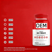 Multivitamines pour hommes, comprimés de vitamines, 200 comprimés avec vitamines A, C, E, B6, B12, Calcium et Vitamine D
