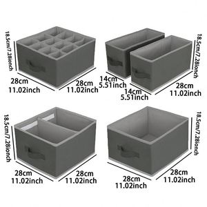 Wholesale Multi-layer Collapsible Hanging Underwear Closet <b>Shelves</b> Foldable Wardrobe Hanging Closet Organizer - Product Image 2