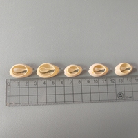 Usine en gros jaune coupe or cauri cauri conque escargot coquille perle plage pour bijoux décorations