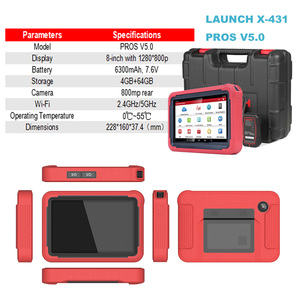 Escáner OBD2 Launch X431 Pro V5.0, Sistema Completo, 2 Años de Actualización Gratuita, <span class=keywords><strong>Smartbox</strong></span> para Automóviles, Escáner, Codificación ECU, Herramientas de Diagnóstico Automotriz de 12V - Product Image 5
